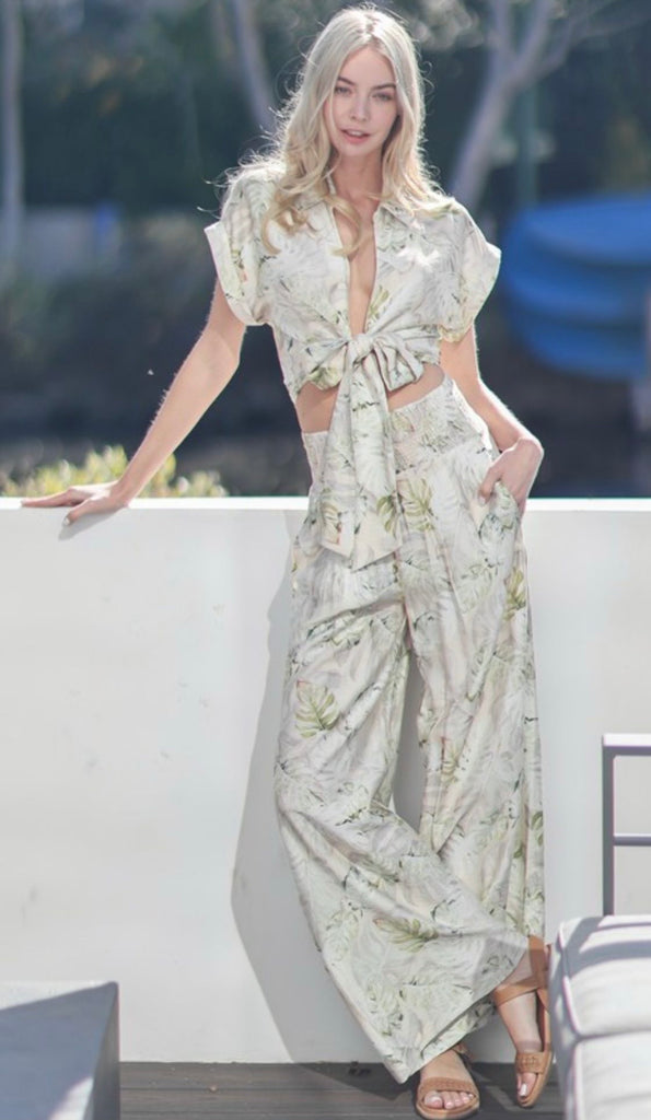 Crosé 2 Pc Pants Set-SETS-Intrigue
