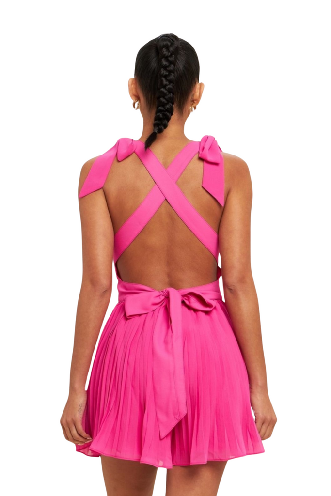 Ericka Pleated Romper-Jumpsuits & Rompers-Intrigue