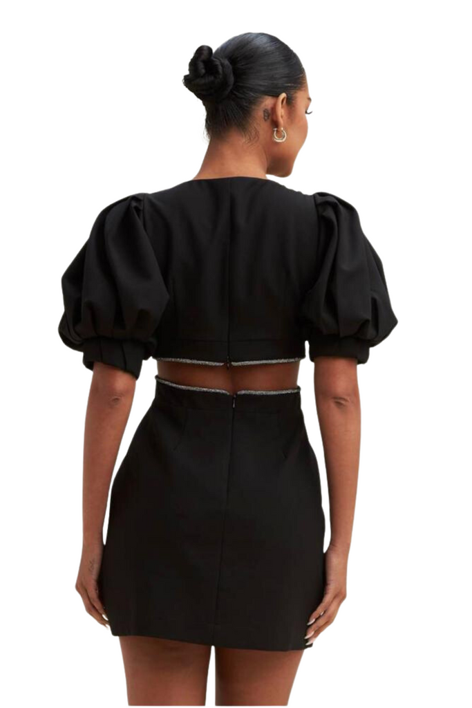 Nashay Puff Sleeve Dress-DRESSES-Intrigue
