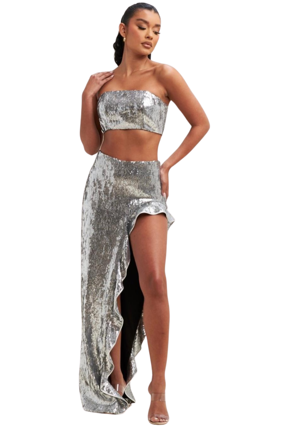 Sequin outfit set cheap