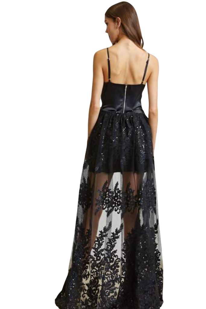 Kay Satin Mini Dress-DRESSES-Intrigue