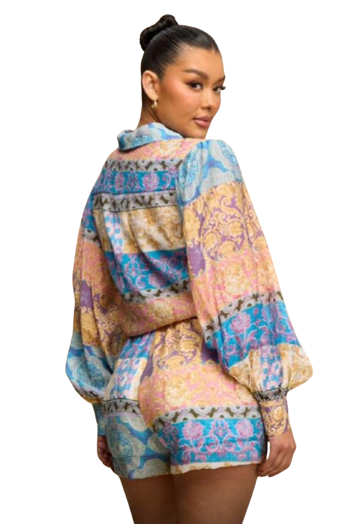 Long Sleeve Shorts Set-Shorts set-Intrigue