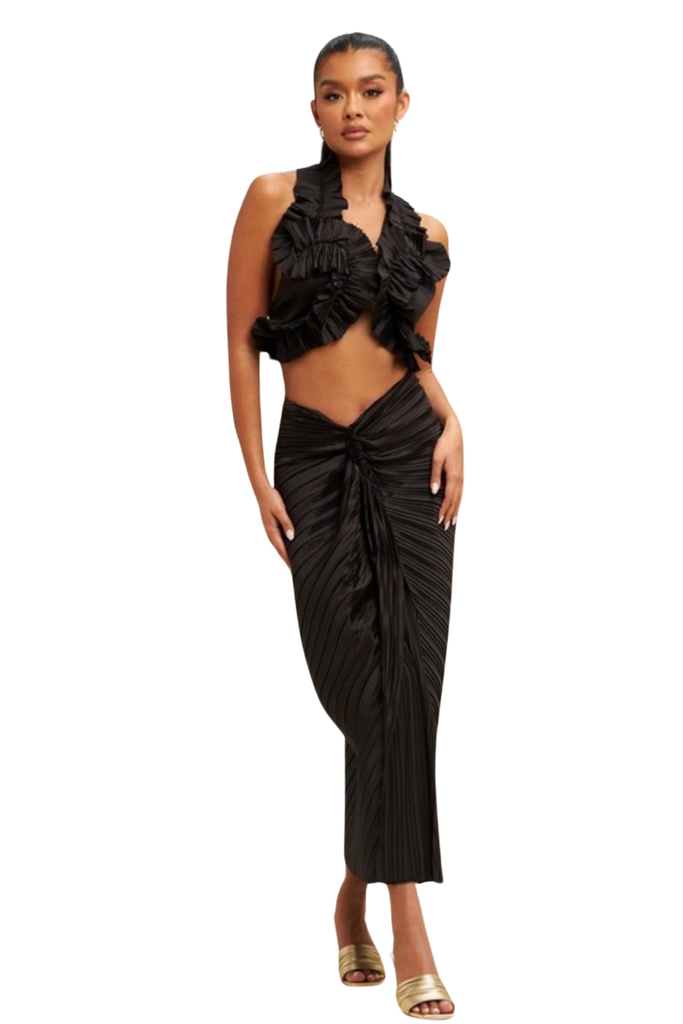 Rachelle Pleated Set Skirt-SETS-Intrigue