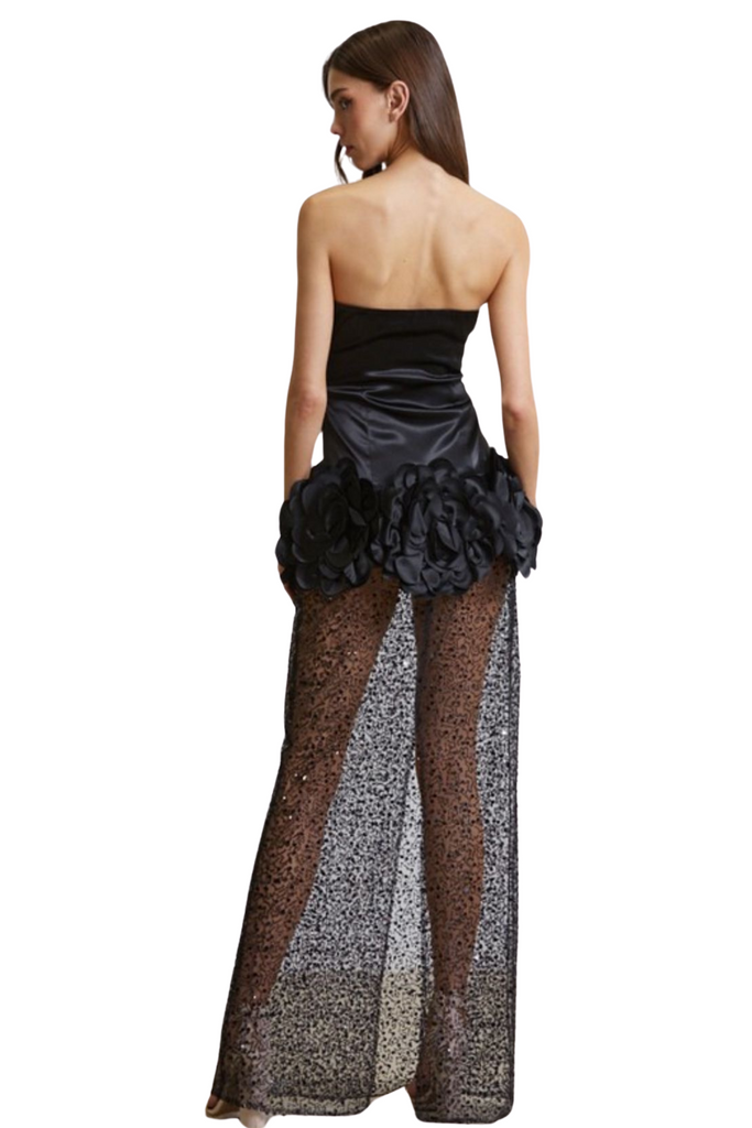 Sorelle Satin Corset Dress-DRESSES-Intrigue