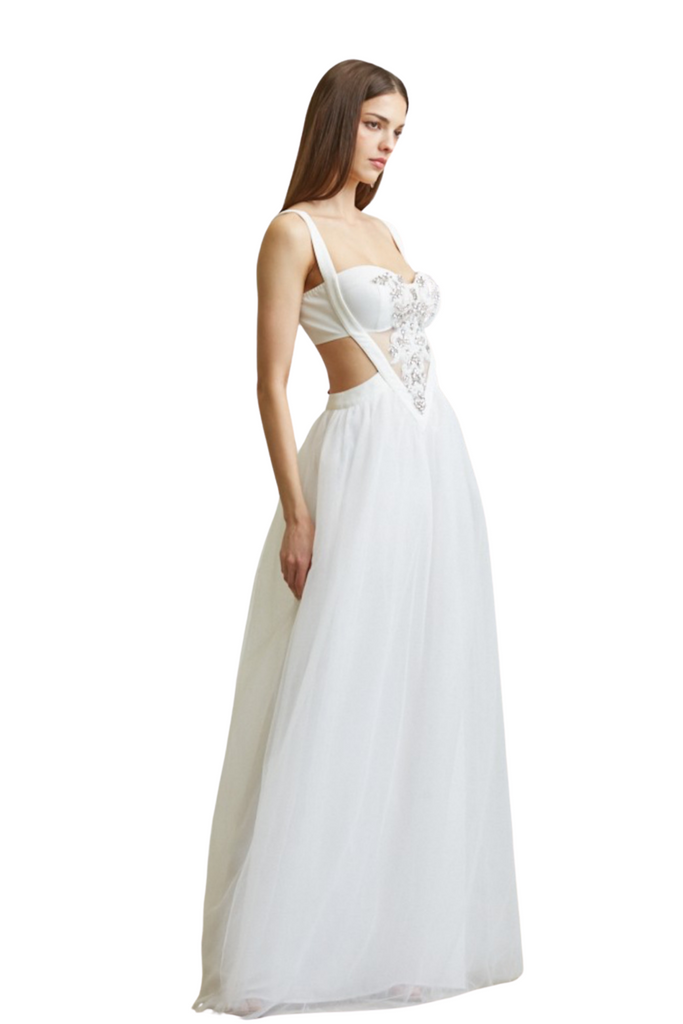 Misha Rhinestone Dress-DRESSES-Intrigue