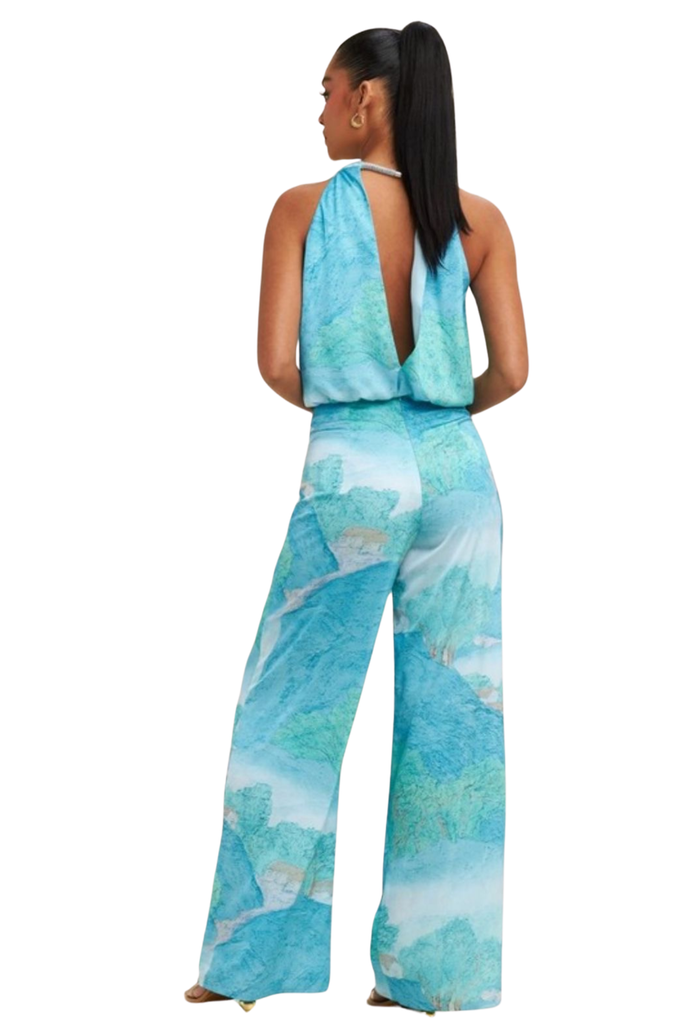 Janoy Watercolor Pants Set-PANTS SETS-Intrigue