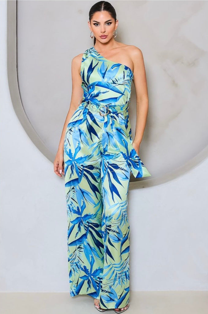 Thrisé Wide Leg Jumpsuit-Jumpsuits & Rompers-Intrigue