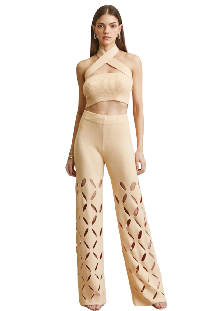 Nealy Knit Pants Set-PANTS SETS-Intrigue