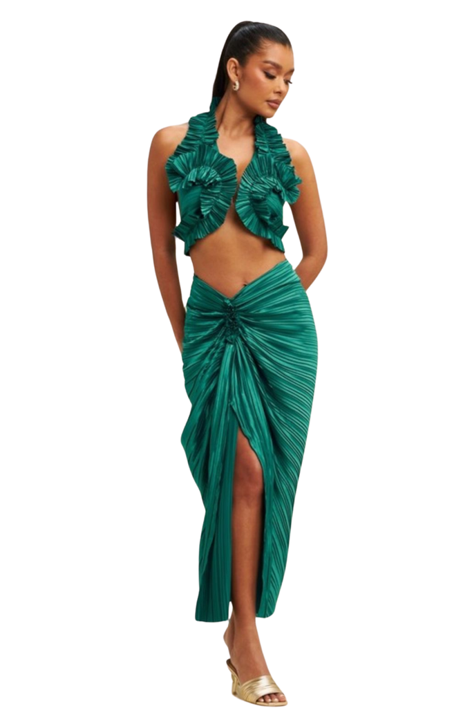Rachelle Pleated Set Skirt-SETS-Intrigue