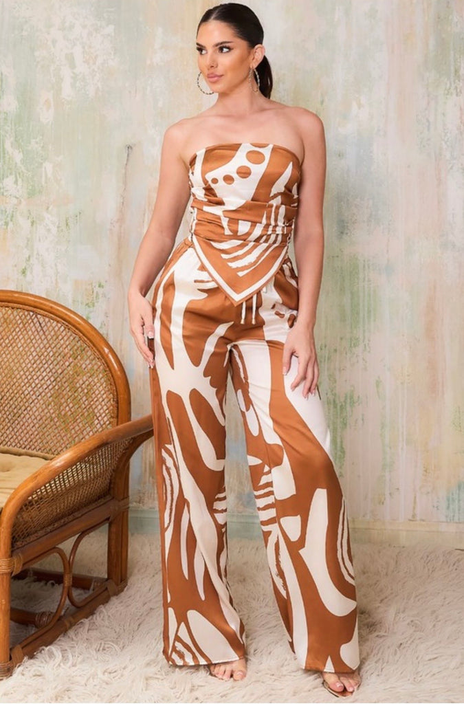 Tami Satin Pants Set-PANTS SETS-Intrigue