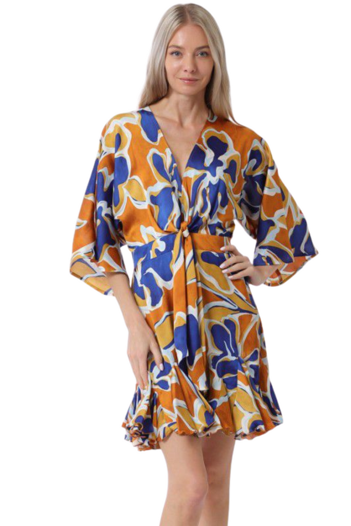 Rust Print Romper-Intrigue