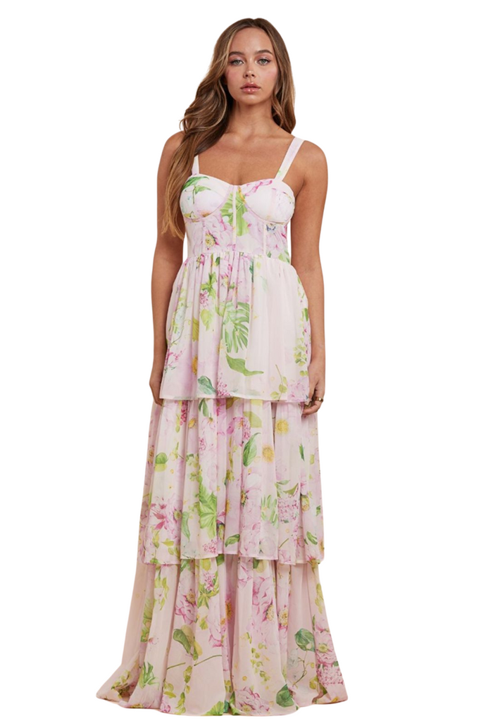 Freya Floral Maxi Dress-DRESSES-Intrigue