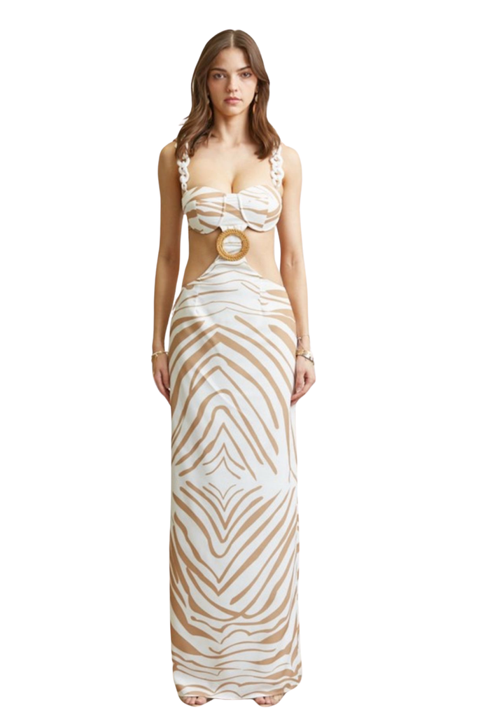 Gillian Zebra Print-DRESSES-Intrigue