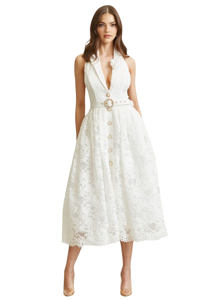 Nisa Lace Dress-DRESSES-Intrigue