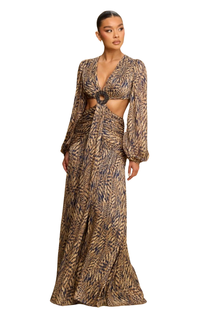 Naely Chiffon Maxi Dress-DRESSES-Intrigue