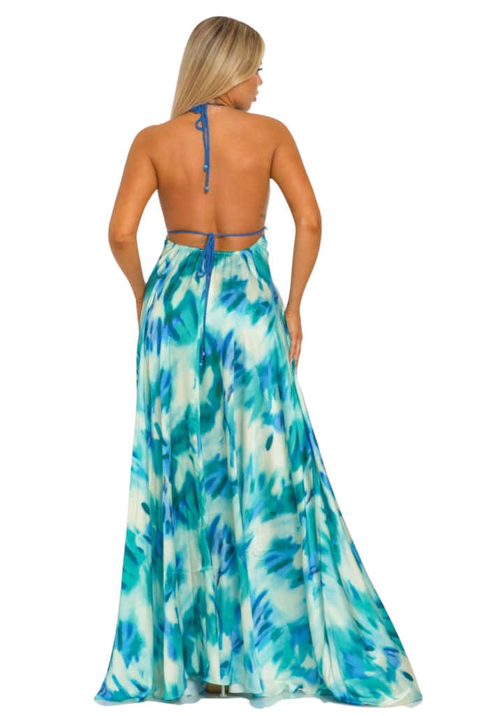 Valei Crochet Halter Dress-DRESSES-Intrigue