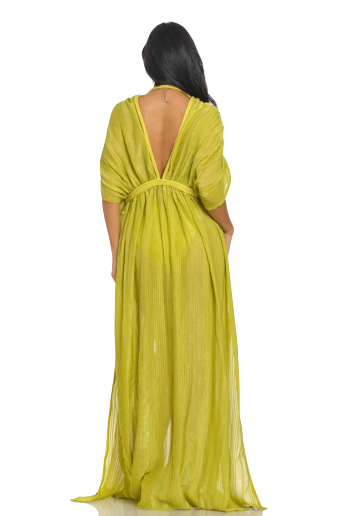 Hazel Kimono Maxi Dress-DRESSES-Intrigue