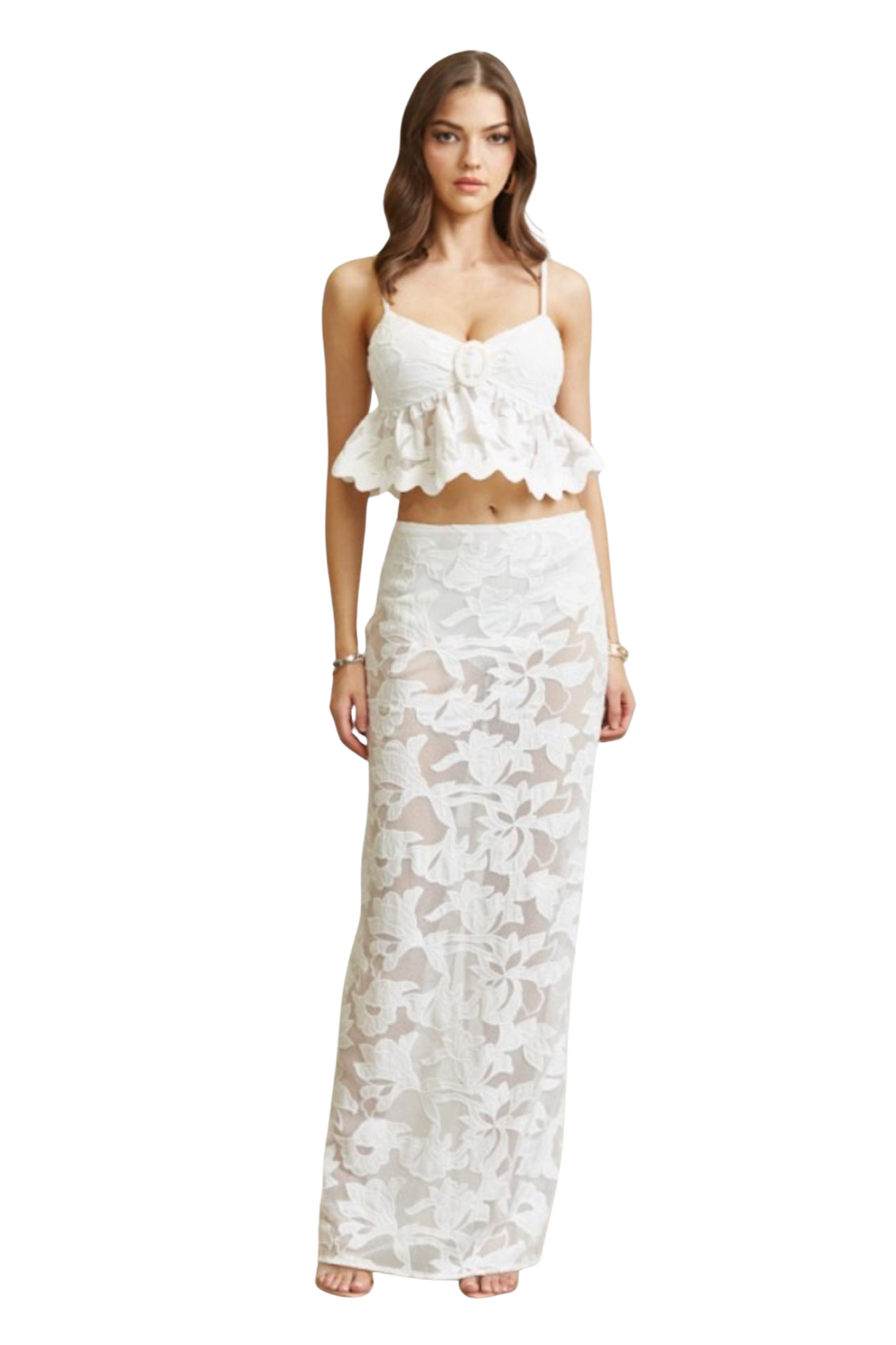 ★2024SS新作★GROVE★COY LACE SKIRT-PANTS COY LACE SKIRT-PANTS [2COLOR] - GROVE