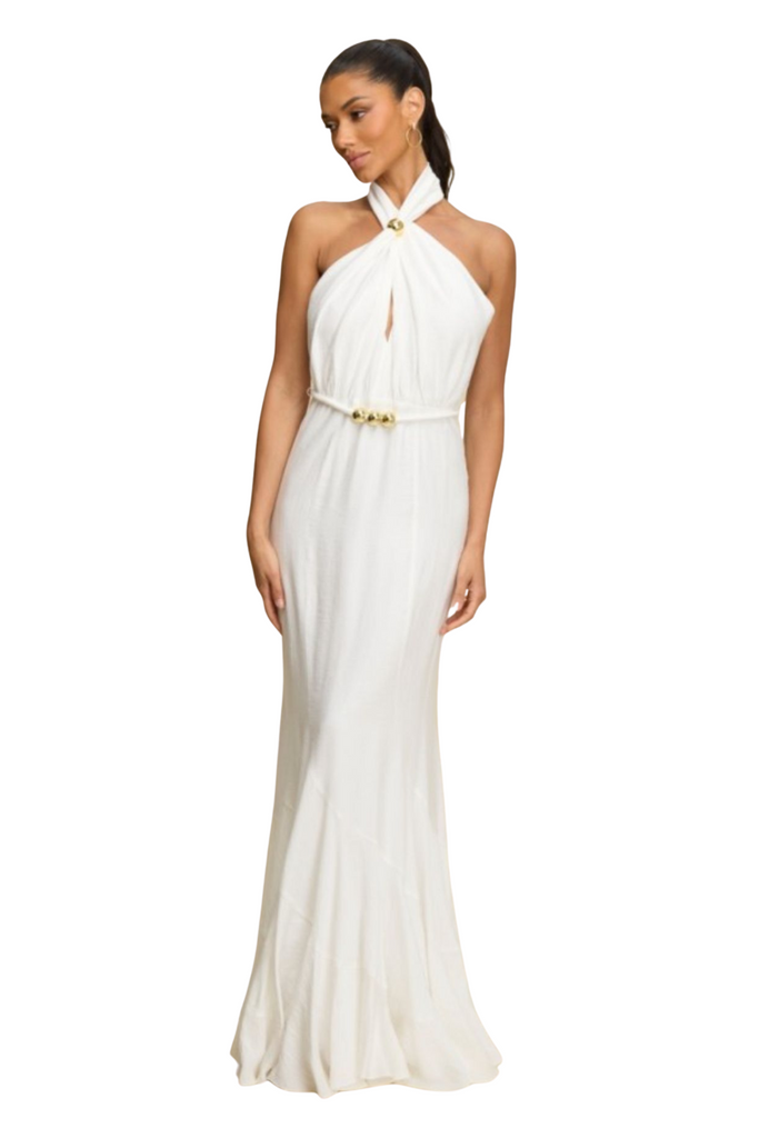 Dreamer Gold Accent Dress-DRESS-Intrigue