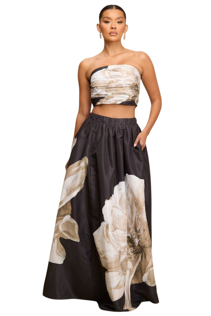 Floral 2 pc Ball Gown-SETS-Intrigue