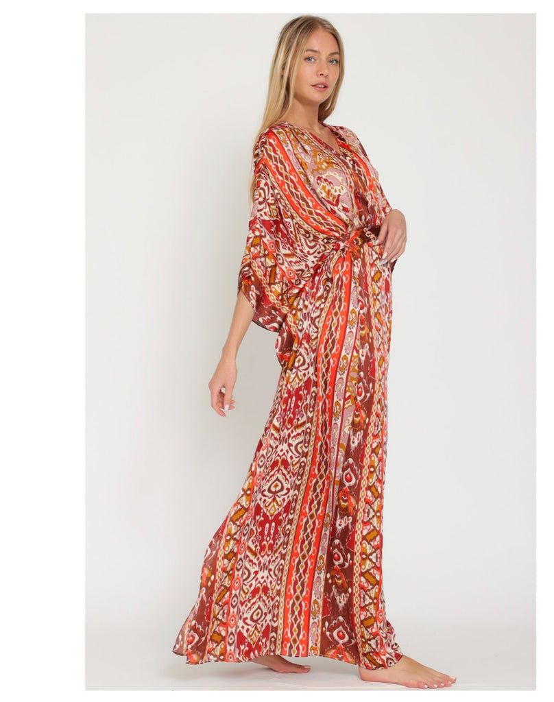 Maxi Dress Mediterane-Intrigue