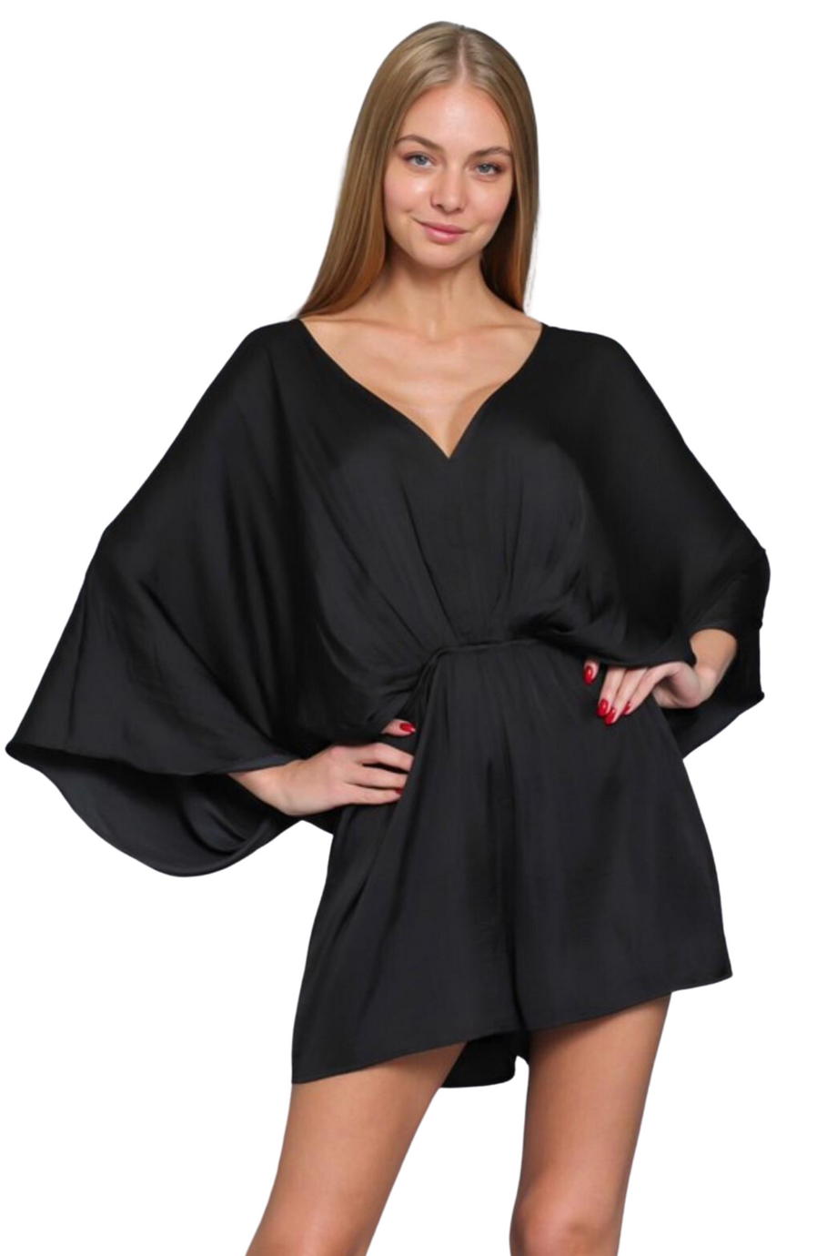Kimono sleeve playsuit on sale