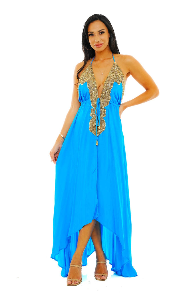 Jaime Scarf Dress-Dresses-SKY BLUE-O/S-Intrigue