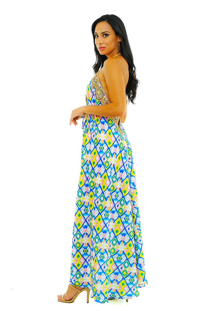 Santorini Scarf Dress-Dresses-Intrigue