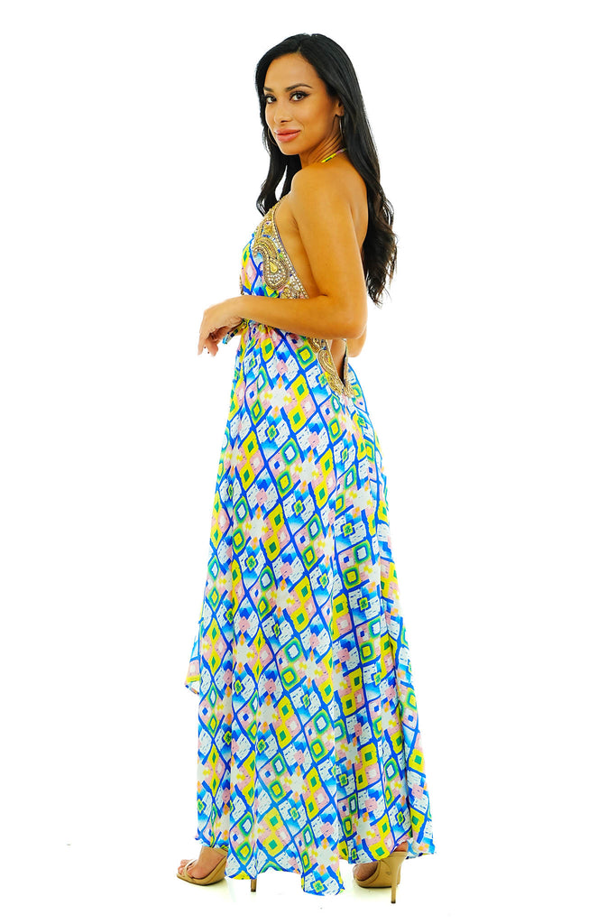 Santorini Scarf Dress-Dresses-Intrigue