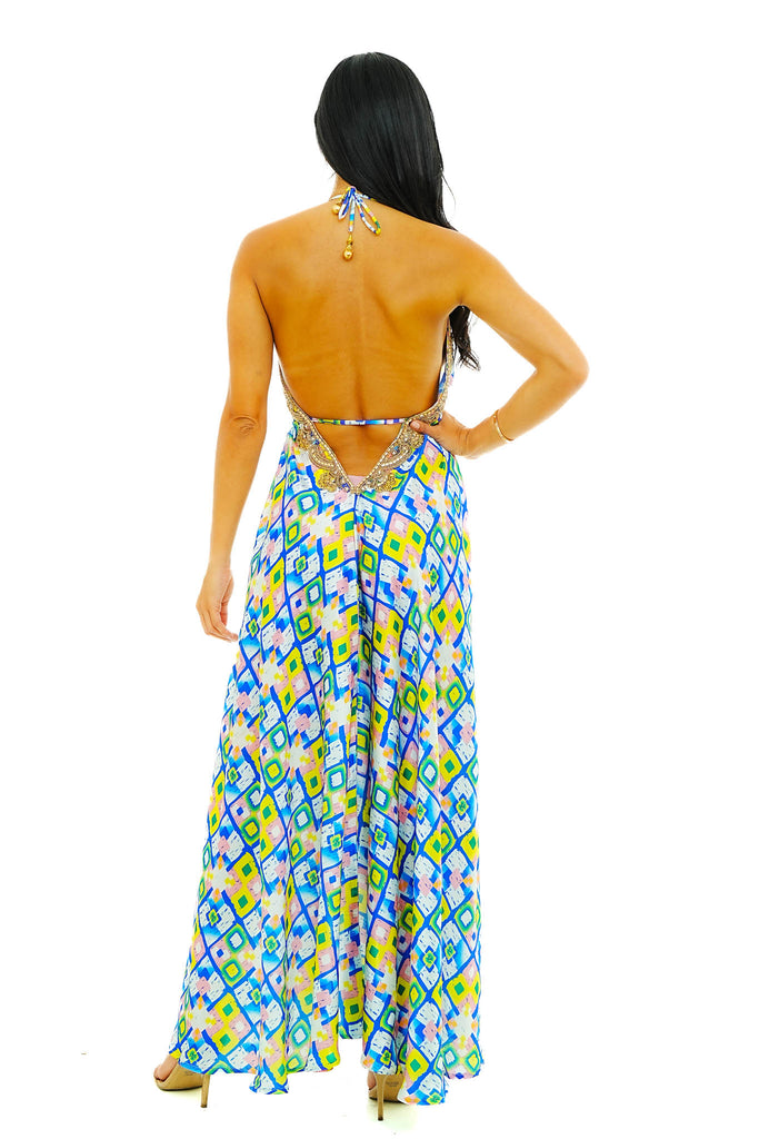 Santorini Scarf Dress-Dresses-Intrigue