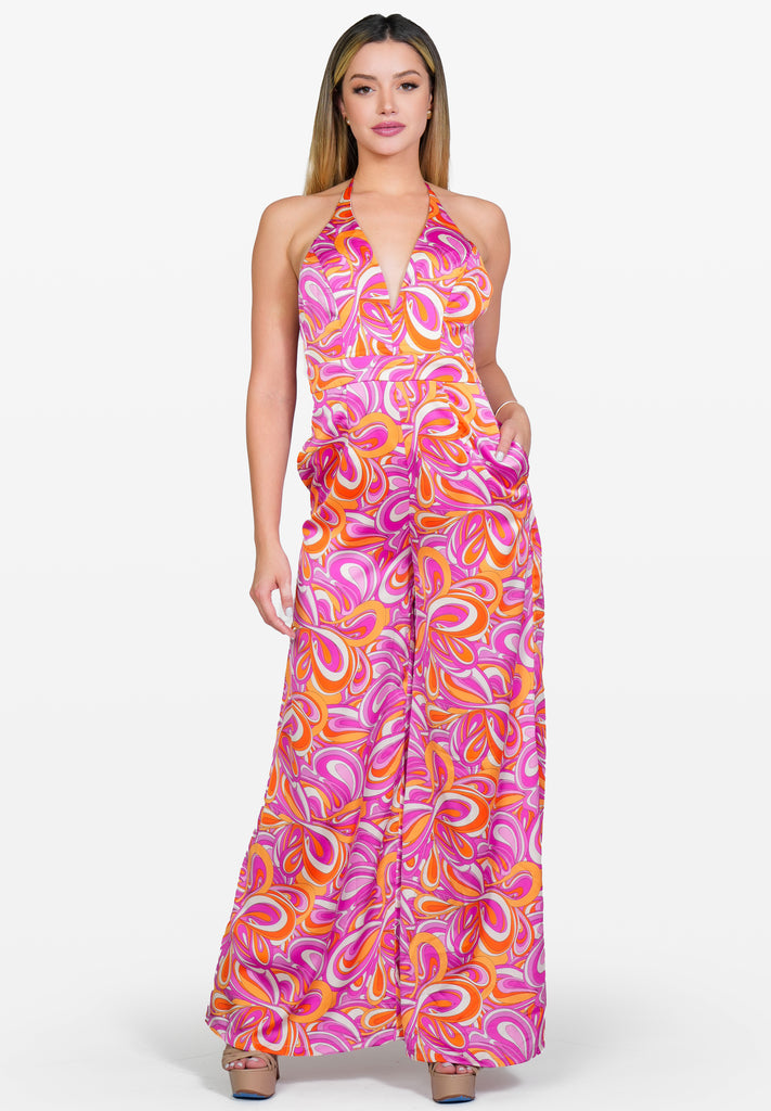 Nina Halter Jumpsuit-Jumpsuits & Rompers-SMALL-Intrigue