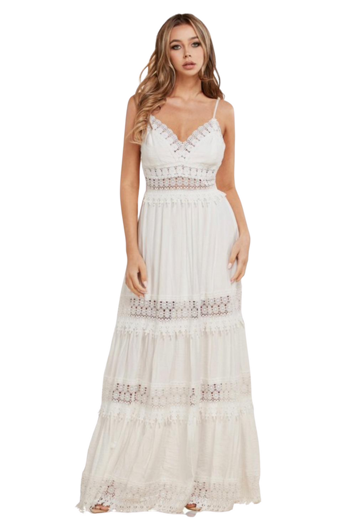 Eve Crochet Dress-DRESSES-Intrigue