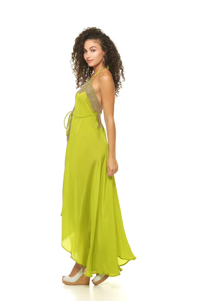 Ivy Beaded Scarf Dress-DRESSES-Intrigue