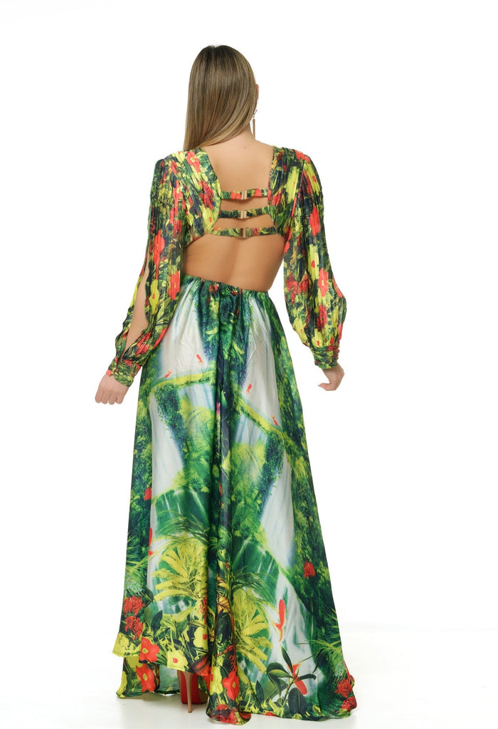 Shani Waterfalls Maxi Dress-Intrigue