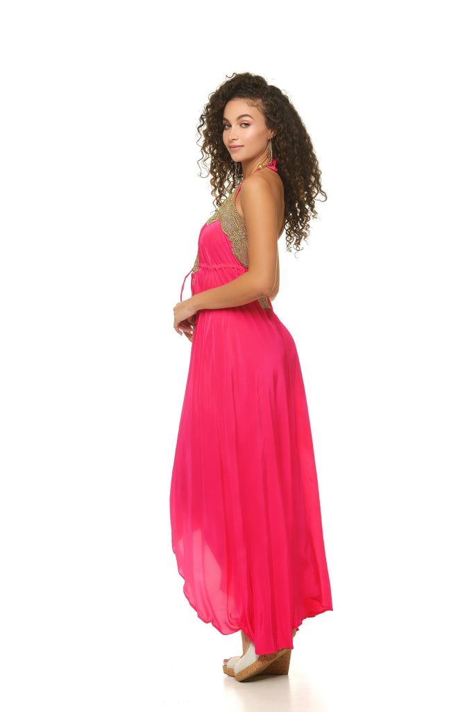 Heavenly Beaded Scarf Dress-DRESSES-Intrigue