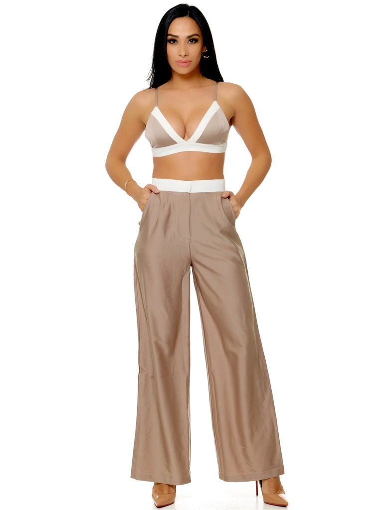 Regine Pants Set-PANTS SETS-SMALL-BROWN-Intrigue