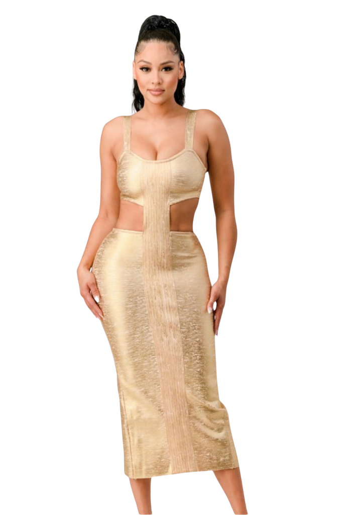 Egyptia Midi Dress-DRESSES-Intrigue
