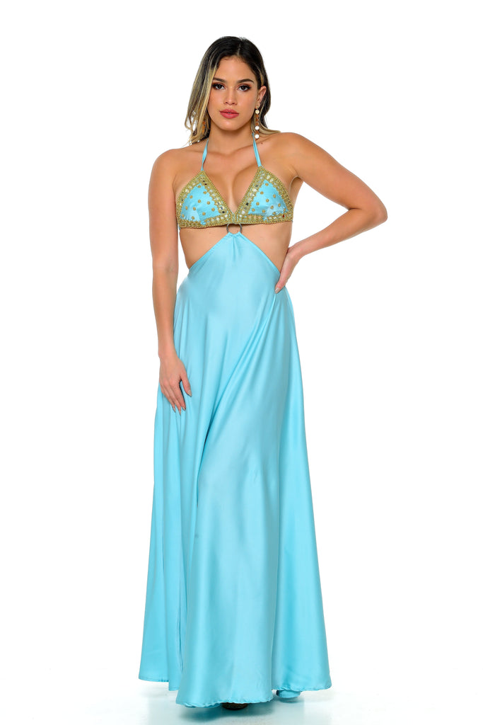 Heslyn Halter Maxi Dress-Dresses-SKY BLUE-SMALL-Intrigue
