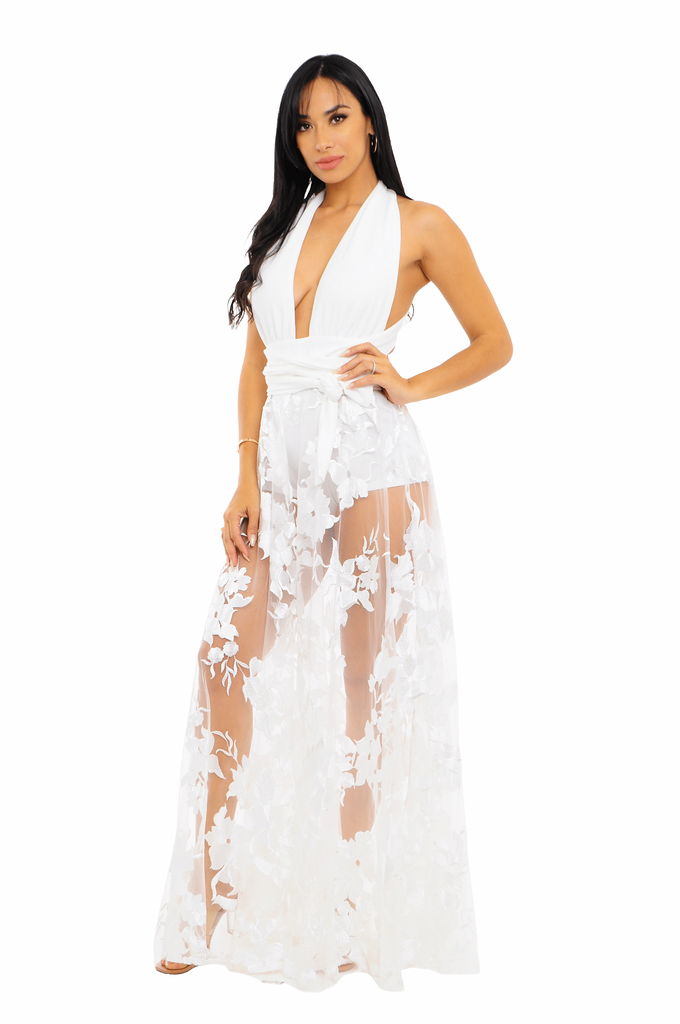 Ameilia Halter Maxi Dress-Dresses-SMALL-Intrigue
