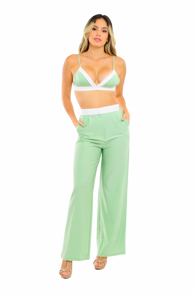 Regine Pants Set-PANTS SETS-SMALL-GREEN-Intrigue