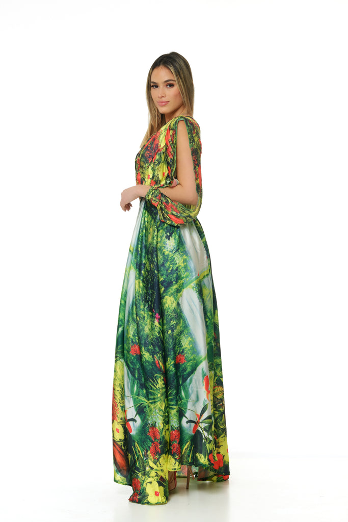Shani Waterfalls Maxi Dress-Intrigue