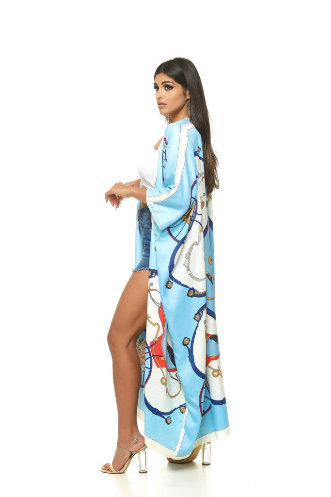 Greece Satin Kimono-Swimwear-Intrigue