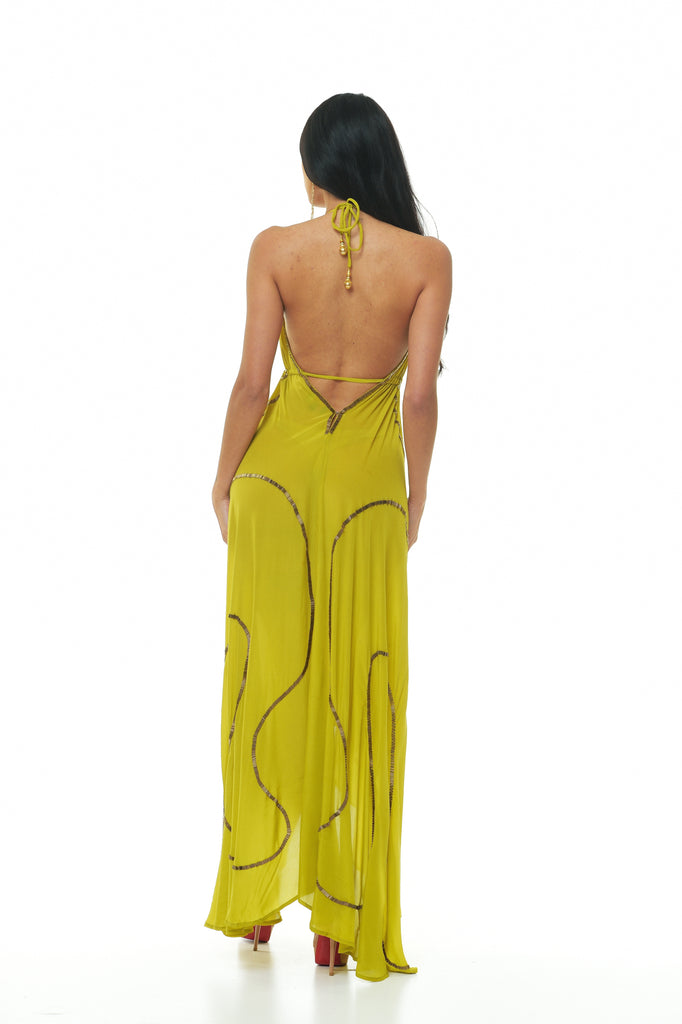 DRESS - Cassie Scarf Dress - Intrigue Couture 