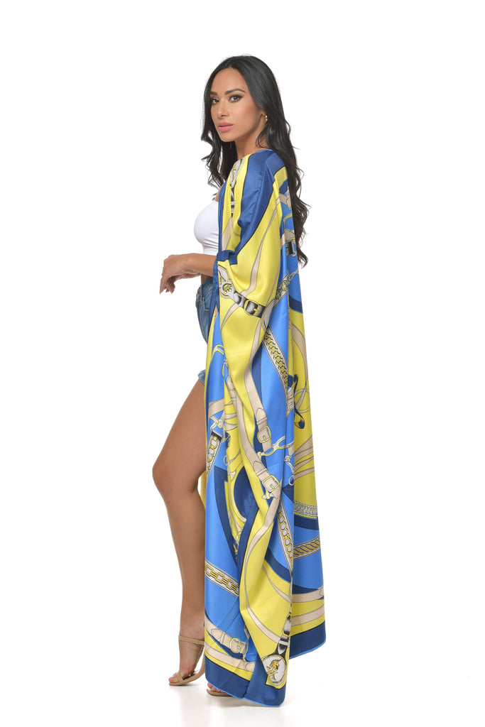 Yandy Satin Kimono-Tops-Intrigue