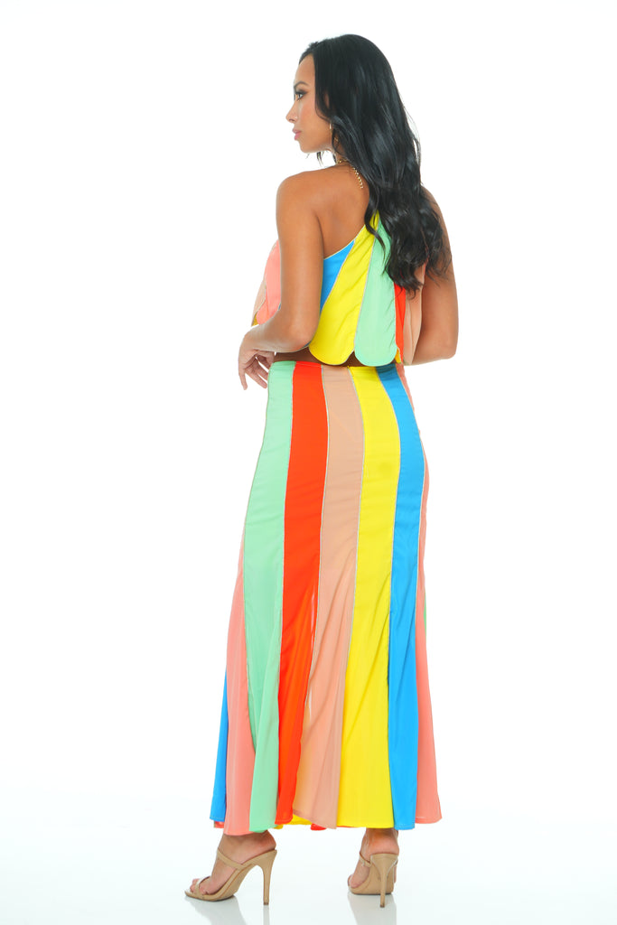 Santorini 2 Pc Skirt Set-Outfit Sets-Intrigue