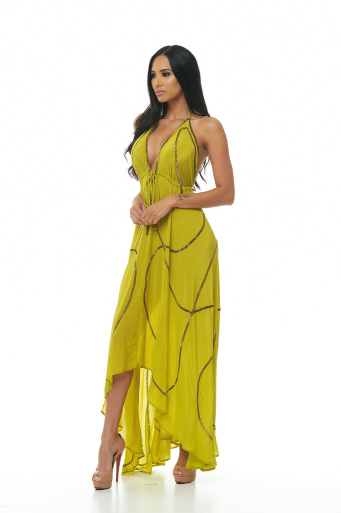 DRESS - Cassie Scarf Dress - Intrigue Couture 