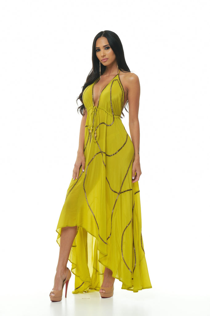 DRESS - Cassie Scarf Dress - Intrigue Couture 